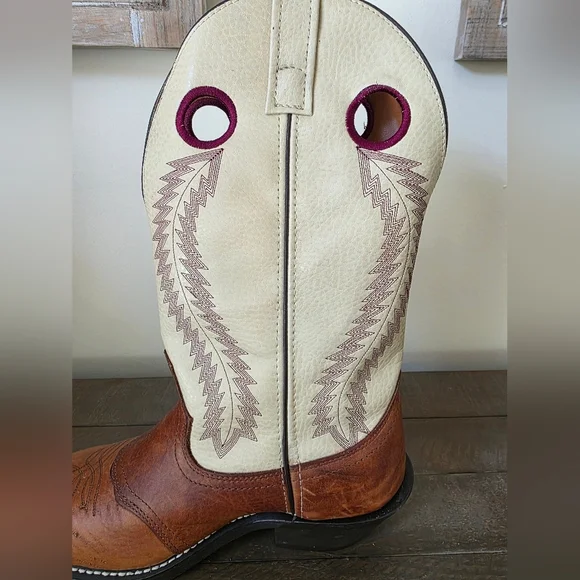 Laredo Western Leather Boots - Mens Size 9.5 - Picture 5 of 11